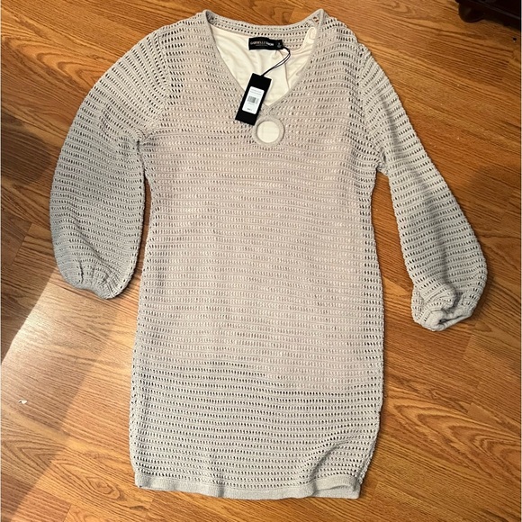 NWT Fashion to Figure X Gabrielle Union | Nyah O-Ring Cut-Out Sweater Dress - Picture 2 of 3